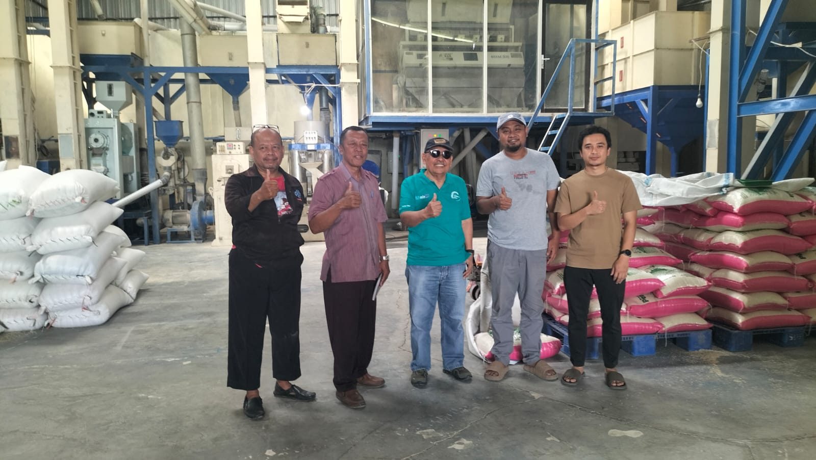 Kunjungan ketua Perpadi pusat